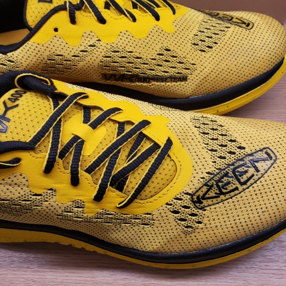 Keen WK400 Walking Shoes Yellow / Black Women's 9.5 - Picture 4 of 7